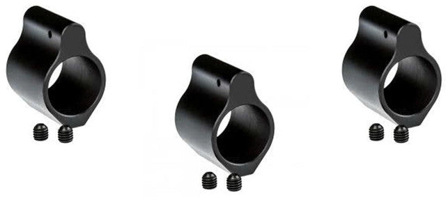 3 PACK | Black Nitride Gas Block Low Profile - .750