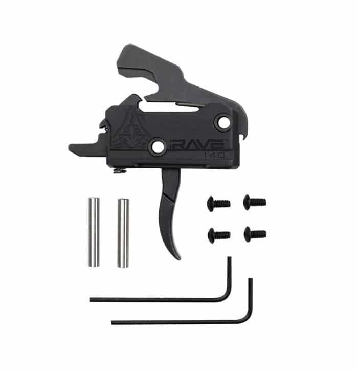 RISE Armament Single Stage Rave 140 3.5 lb - Curved Trigger