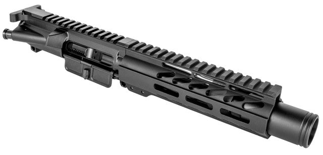 BG Complete 6" 300 BLK Upper Receiver - Black | Flash Can | 7" Slant Cut M-LOK | With BCG & CH