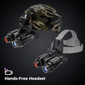 GOYOJO 4K Head-Mounted Night Vision Goggles & Binoculars – Infrared NVG with 4 Color Vision, Manual Focus & 8X Digital Zoom for Hunting, Camping, and Outdoor Surveillance