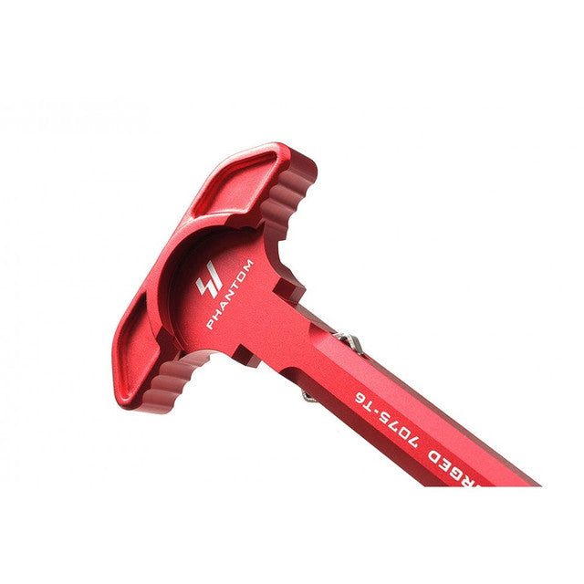 Strike Industries Latchless Ambidextrous Charging Handle - Red