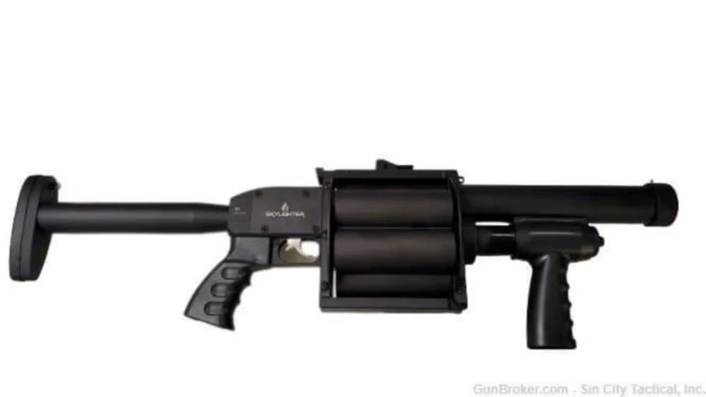6 SHOT ROTARY FLARE LAUNCHER *FACTORY SECOND*