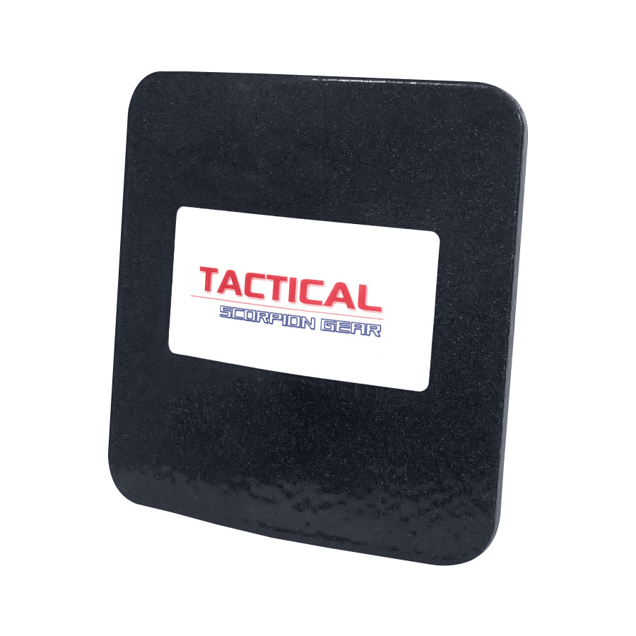 Tactical Scorpion Gear – Level III AR500 / Lightweight Level III+ Steel Body Armor 6″ x 6″ Plate