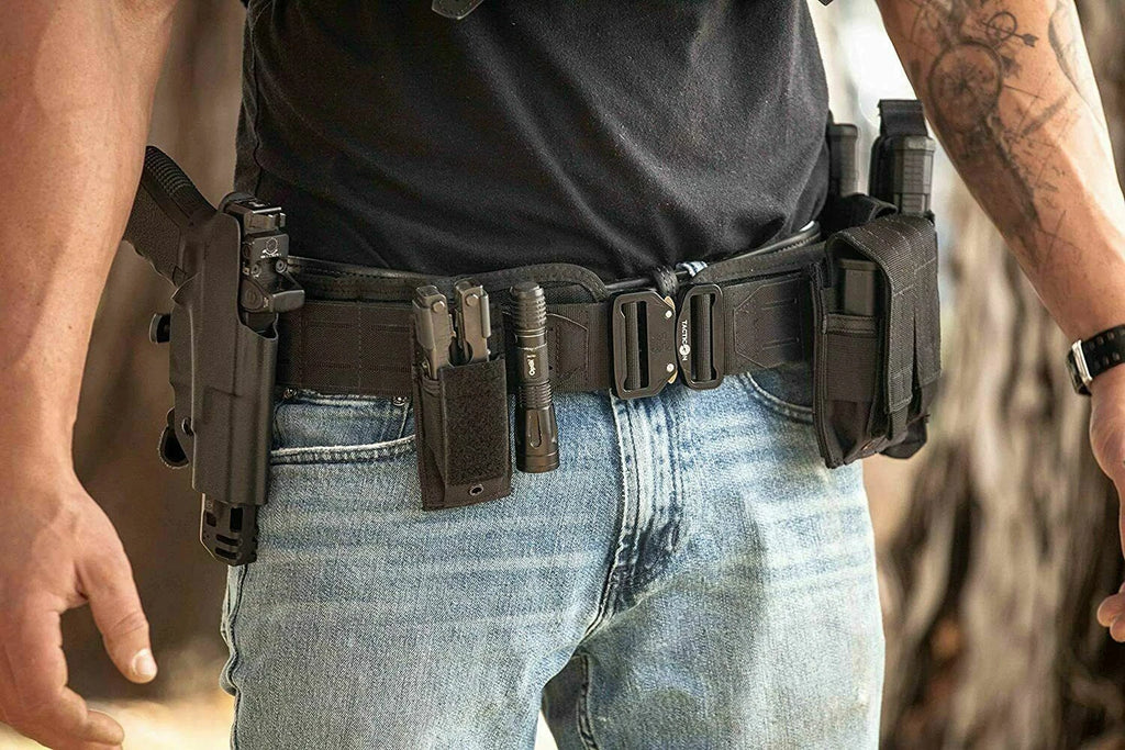 MEN Casual Military Tactical Army Adjustable Quick Release Belts Pants Waistband
