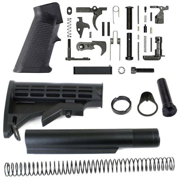 Tactical Sports AR-15 Lower Build Kit - M4 Stock